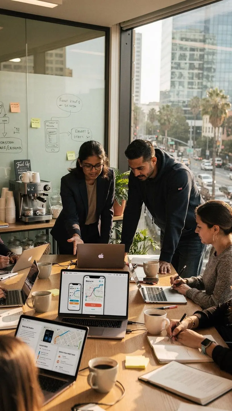 Close-up of hands writing notes on a clipboard with local community issues highlighted on paper